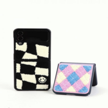 [디자인스킨] [Z플립] 부클 패턴 케이스 - 아가일/체커보드_K zflp3 4_bcl