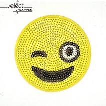 열접착식 와펜 스팽스마일4 220 자수 패치 다림질