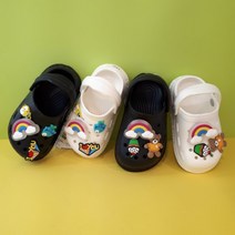 탈렌트키즈 레인보우비츠EVA샌들 크록스샌들 여아크록스 유아 아동크록스 여름샌들