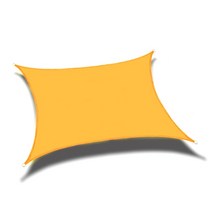 정원 파라솔 대형 그늘막 낚시 바람막이 받침대 야외 방수 태양 그늘 항해 직사각형 양산 테라스 전망대, 09 Mango Yellow_07 2.5x3m