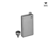 키이스 티타늄 힙 플라스크 200ml Ti9307, 상세 설명 참조, 1개