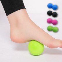 마사지볼 시원한 지압공 마사지공 다이어트 부종제거 근육풀기 셀프운동 핸디형 지압마사지볼, 더블