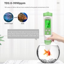 TDS측정기 Medidor-PH 디지털 TDS 온도 측정기 수족관 수경법 도구용 산도 분석기