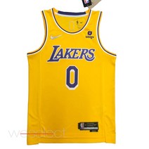 NBA 75주년 기념 다이아몬드 LA 레이커스 아이콘 에디션 러셀 웨스트브룩 스윙맨 져지 유니폼-비비고 스폰서라벨