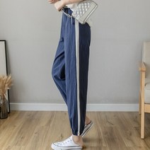 알라딘바지 코튼 라인 벌룬 팬츠 여성 캐주얼 면 바지 여자 여름바지