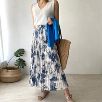 네모 여성용 라일락 스커트
