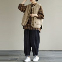 단톤조끼 무스탕 오버핏 경량 여자 홈쇼핑 패딩 조끼 니트 키작녀 데이트룩 따땃 빅사이즈 아우터