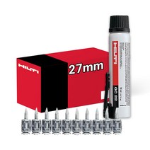 힐티 GX120용 가스캔 GC22 + 가스핀 X-GN 20mm 27mm(750발), GC22 + X-GN 27mm(750발)