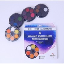 [코이노] 고체물감 24색/ BRILLIANT WATERCOLOURS