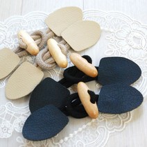 [러브원단] 더블코트&떡볶이단추 6color, 블루