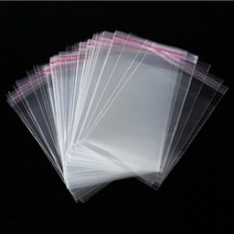 쿠키선물포장 100pcs 투명 자체 접착 씰링 플라스틱 가방 선물 보석 포장 가방 사탕 포장 resealable 쿠키 포장 가방, 100개, 8x21cm