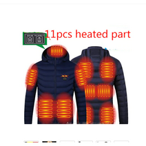 발열작업복 발열 경량 패딩점퍼 잠바 남성방한점퍼 숏패딩 열선점퍼 온열잠바
