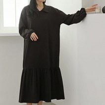 스위트플러스 임부복 봄 톡톡 카라 프릴 빅사이즈 임산부 원피스