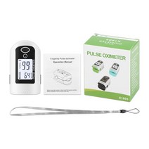 심박계 심박수 측정기 운동 Finger Oximeter Digital Pulse Blood Oxygen Saturation Meter SPO2 PR Heart, 01 black with box