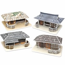 우리나라 가옥구조 한국의 전통가옥 4종 / 입체퍼즐 만들기