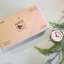 위케어 크린위생지퍼백(소) 친환경 미국표준 산화생분해 폴리 투명비닐 50매 LDPE, 소(S)