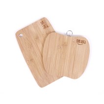 라운드 미니 명가 대나무 도마 2종 캠핑용 디자인도마 나무도마 원목도마 향균도마 손잡이도마 대나무도마, 사각형
