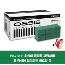 오아시스 프리미엄 플로랄폼 1박스 20개입 작업장갑 꽃꽃이 재료 용품 자재스토어 +전용장갑셋트, 3박스+장갑셋트