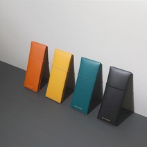 인조가죽 소재 페니체 밴드 펜슬케이스 가죽 필통, 딥그린