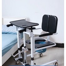 이동식 목욕 휠체어 의자 유압 환자 리프트 노인, 유압 리프팅 + 브레이크 있음+테이블