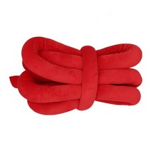 범퍼 침대 패드 아기 가드 토퍼 1M/2M3M/4M/5M DIY 신생아용 싱글 스트랜드 브레이드 매듭 베개 쿠션 충돌 방지 보호대, [05] 5M(196inch), [15] red