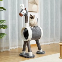 원목캣타워 고양이 귀여운 모던한 설치편한 사이잘 스트레칭 나무타워 Multi-Level Cat Tree Tower for Ind, 한개옵션0