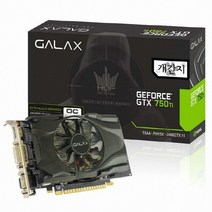 (중고) 갤럭시 GALAX 지포스 GTX750 Ti OC 개간지 D5 1GB