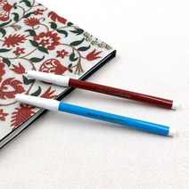 모모의공방/ 자수펜-블루 브라운/ 물에지워지는 수성펜 원단용펜 도안펜 프랑스자수, 블루