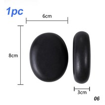 돌찜질기 스톤 뜸 마사지 1/2/5/7Pcs 뜨거운 돌 마사지 세트 히터 상자 스트레스 허리 통증 건강 관리 용암, 06 06