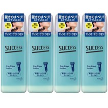 Kao Success Pre Shave Lotion 일본 카오 석세스 전기면도기용 프리 쉐이브 면도 전에 바르는 로션 100ml 4팩