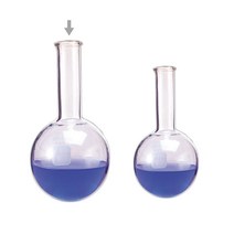 유리 둥근플라스크 250ml 1개 과학실험 실험재료 비커 초자류