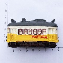 냉장고자석 기념품 인테리어 소품 장식 포르투갈 리스본 마데이라 도시 수지 스테레오 마그네틱 스티커 관광, 포르투갈 버스