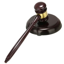 손망치 나무 판사 질 경매 변호사 판사 손으로 만든 법원 경매 판매 장식, One Color, One Size