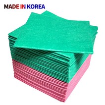 디아디아몰 천연펄프 부직포 칼라행주 업소용 판촉용 대용량 국산행주 100개, 국산 칼라행주 벌크 100장