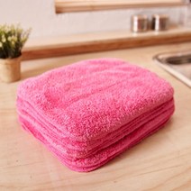 청소용품 걸레 미소진만능크리너-22x30핑크10p