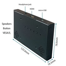 IPS 휴대용 5 인치 터치 스크린 미니 포인트 정전식 LCD 패널 800x480 풀 HD HDMI 게임 모니터 PC 디스플레이, [02] 5Inch Touch Monitor