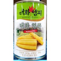 업소용 식자재 영콘 작은 미니 옥수수 대화 425g X4, 1