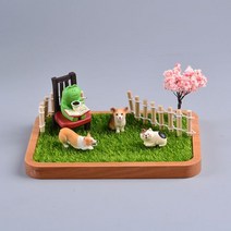 미니어처고양이 인테리어 일본 소품 피규어 DIY 장식품 고양이 카페 미니어쳐, 한 묶음
