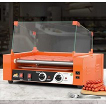 상업 야시장 마구간 소떡소떡 비엔나 그릴 축제 노점, 주황색-스틱 9개 이중 온도 조절
