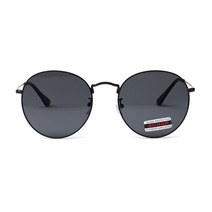 블랙블랙- 동그란 라운드 선글라스 남성 여성 패션