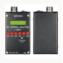 초경량 미니 60 Sark100 HF ANT SWR 안테나 분석기 미터 테스터 블랙 안드로이드 앱 PC 햄 라디오 1개, [01] Black