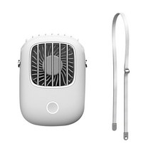 목 선풍기 휴대용 미니 USB 5V 공기 냉각기 충전식 VENTILADOR 소형 여행 핸드헬드 가정용 저소음 냉각, white|폴란드