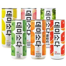 동아오츠카 데미소다 애플 피치 자몽 청포도 오렌지 레몬 250ml 30캔, 레몬 30캔