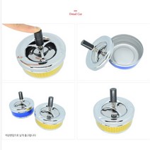 재털이 원형 11X10CM 재떨이 철재 업소용