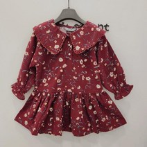 쁘띠앙팡 쁘띠앙팡 빅카라 달리엘원피스 S55GOP36_NC평택점