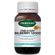 THOMPSONS 톰슨 빌베리 12000 60캡슐, 1개, 상세참조