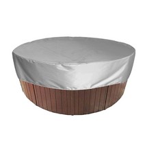 창조적 인 둥근 온수 욕조 커버 캡을위한 창조적 인 수영장 욕조 커버 캡은 쉽게 CA, 210x70cm, 은, 1개