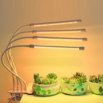 브루이 LED 바형 식물등 식물 전구 조명 생장등 성장등 성장조명 조명등 재배등 화이트 4구