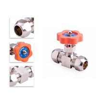 OD 6mm/8mm/10mm/12mm 내구성 튜브 니켈 도금 황동 플러그 니들 밸브, 04 12mm