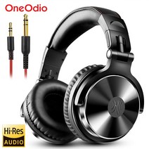 Oneodio Over Ear 헤드폰 Hifi Studio DJ 헤드폰 유선 모니터 음악, Blue